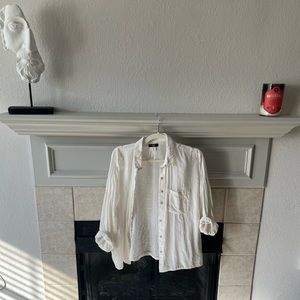 BDG flowy linen button up